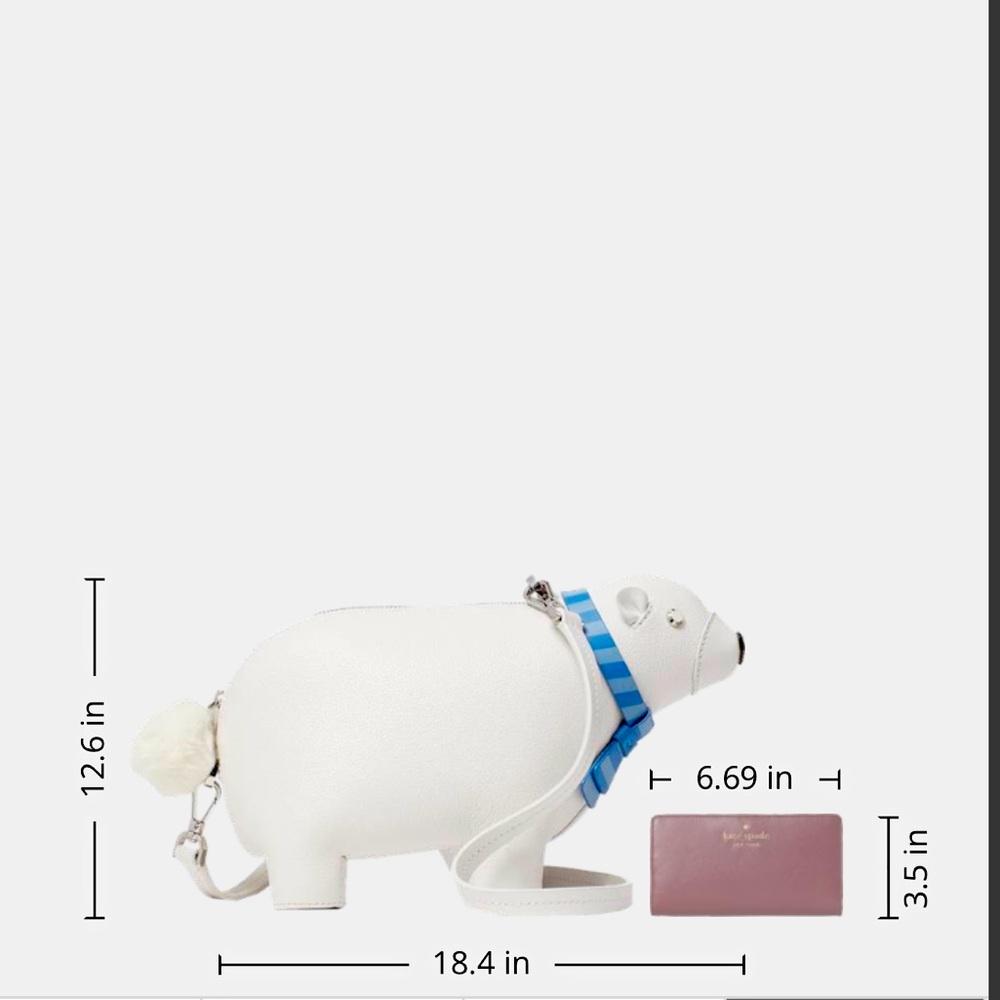 💥💥HP💥💥New Kate Spade arctic friends polar bear crossbody - Picture 7 of 17